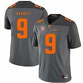 Tennessee Volunteers 9 Derek Barnett Gray Nike College Football Jersey Dzhi,baseball caps,new era cap wholesale,wholesale hats